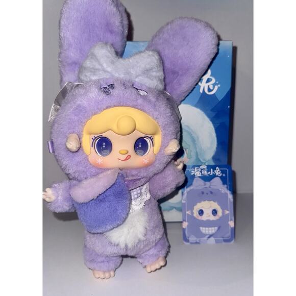 Yooki Warm Bunny Blind Box Taro Paste Purple Plush Bunny Figure Yalli Studio - Picture 1 of 4